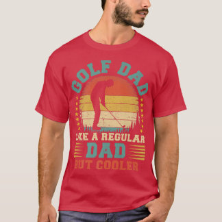 T-shirt Mens Vintage Golf Papa Like A Regular Papa Golf Fa