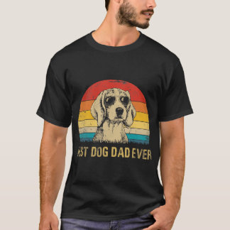 T-shirt Mens Vintage meilleur Beagle papa jamais Fête des 