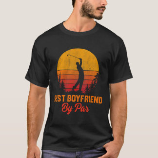 T-shirt Mens Vintage Meilleur Garçon Par Par Golf Boyfrien