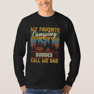 T-shirt Mens Vintage Mes Camping Amoureux Appelez-Moi D