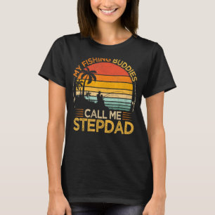 T-shirt Mens Vintage Mes Épouses De Pêche Appelez Stepdad