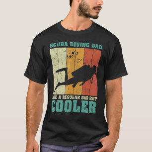 T-shirt Mens Vintage Plongée Papa Comme Un Papa Régulier F