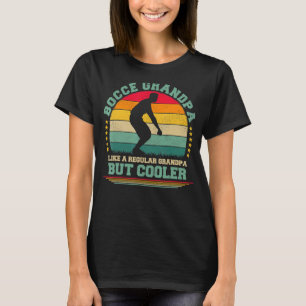 T-shirt Mens Vintage Retro Bocce Grandpa Fête des pères