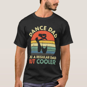 T-shirt Mens Vintage Retro Danse Papa Comme Un Papa Régul