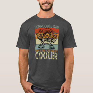 T-shirt Mens Vintage Schnoodle Dad Like A Regular Dad