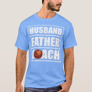 T-shirt Mens Vintage Style Husband Father Basketball Coach