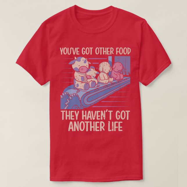 T-shirt Mens Vous avez d'autres aliments Vegan Vegetable D (Design devant)