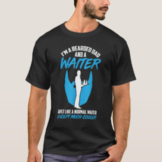 T-shirt Mens Waiter Waitress Server Work In Gastronomy 2