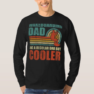 T-shirt Mens Wakeboard Papa Comme Un Papa Régulier Mais Co