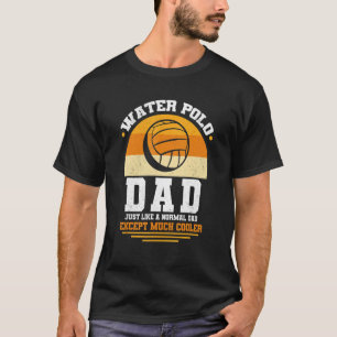 T-shirt Mens Water Polo Papa Swim Waterpolo Player Père W