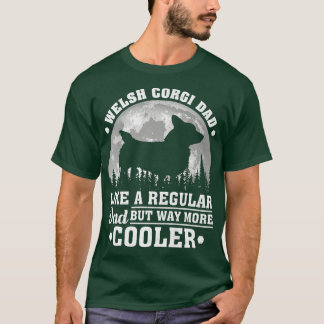 T-shirt Mens Welsh Corgi Dad Like A Regular Dad Welsh Corg
