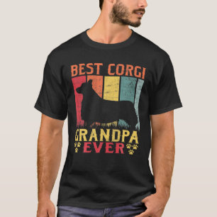 T-shirt Mens Welsh Corgi Grandpa Chien Cadeau Best Corgi G