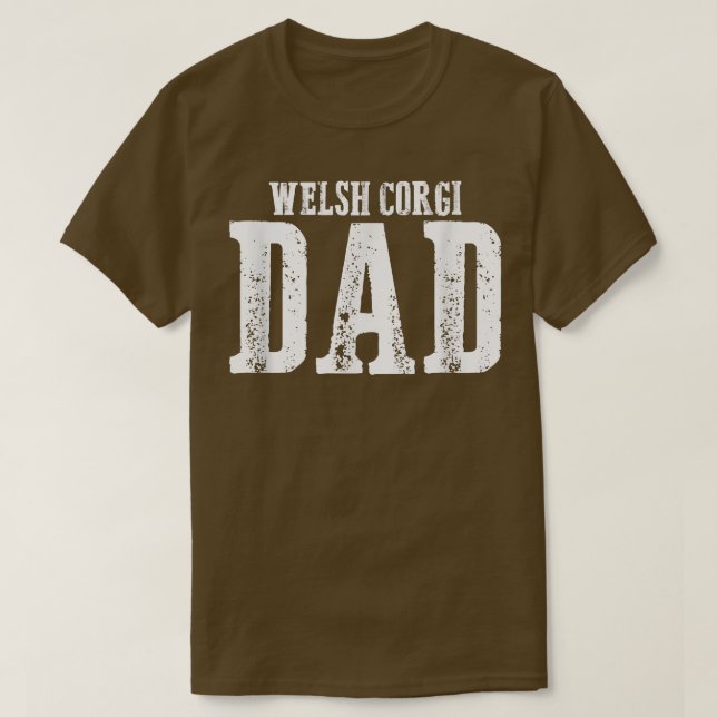 T-shirt Mens Welsh Corgi Papa (Design devant)