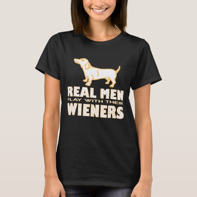 T-shirt Mens Wiener Dachshund (Devant)