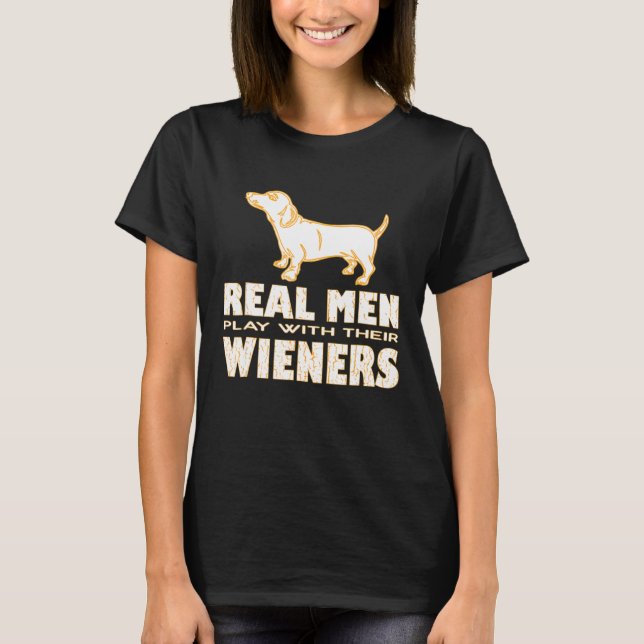 T-shirt Mens Wiener Dachshund (Devant)
