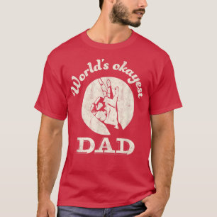 T-shirt Mens Worlds okayest papa t shirts pères jour drôle