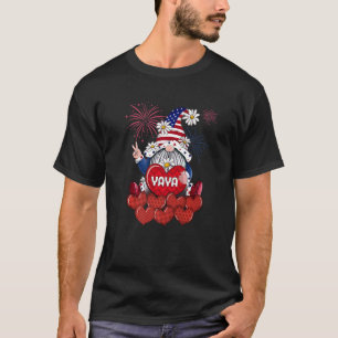 T-shirt Mens Yaya Gnome Aime Le Coeur Doux Américain 4e De