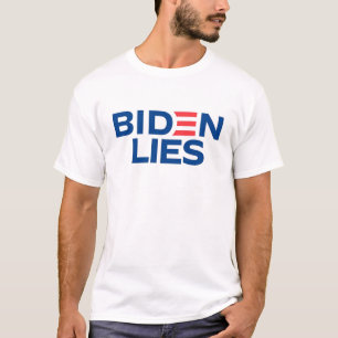 T-shirt Mensonges de Biden, Anti Joe Biden