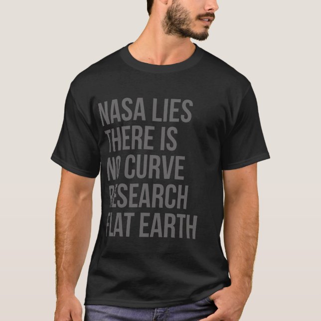 T-shirt Mensonges de la NASA (Devant)