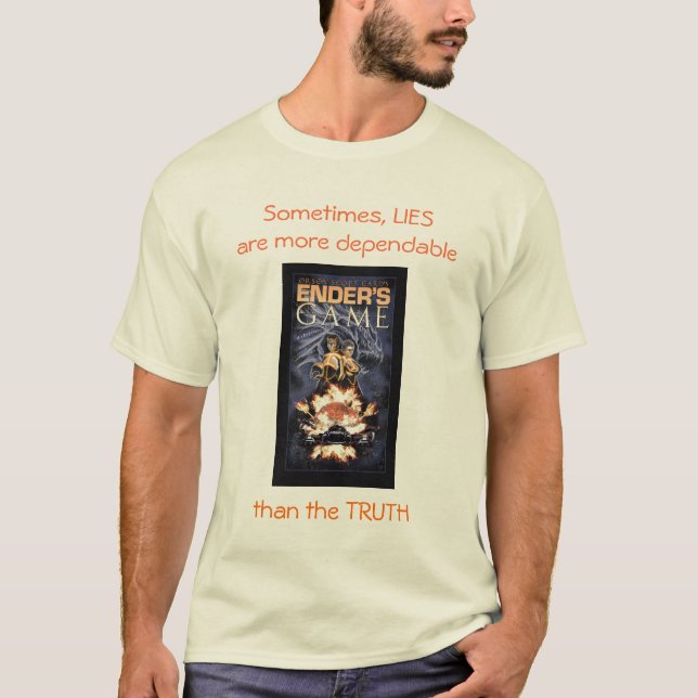 T-shirt Mensonges plus fiables (Devant)