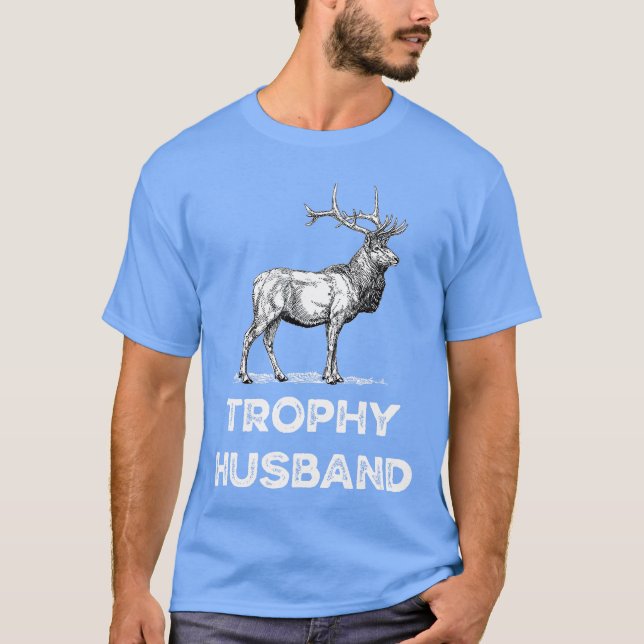 T-shirt Mensrophy Buck Fathers Day Design for Husband frie (Devant)