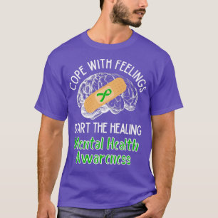 T-shirt Mental Health Awareness Therapist Psychology Psych