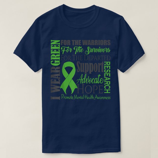 T-shirt Mental Health Matters Awareness4634 2137  (Design devant)
