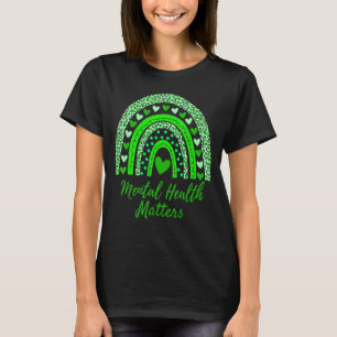 T-shirt Mental Health Matters Rainbow Mental Health Award