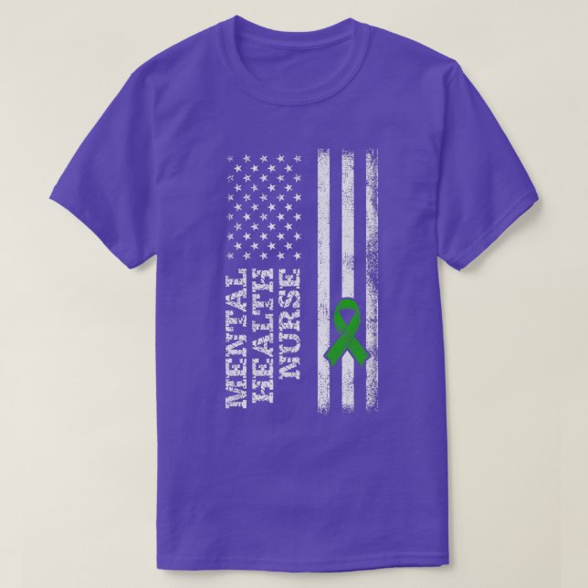 T-shirt Mental Health Nurse Nursing Rn5173 2418  (Design devant)