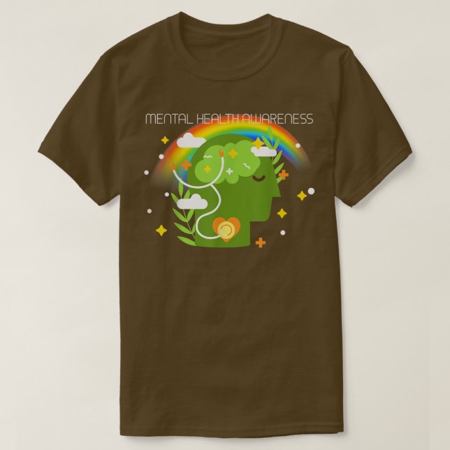 T-shirt Mental Health Pride 5283 2458  (Design devant)