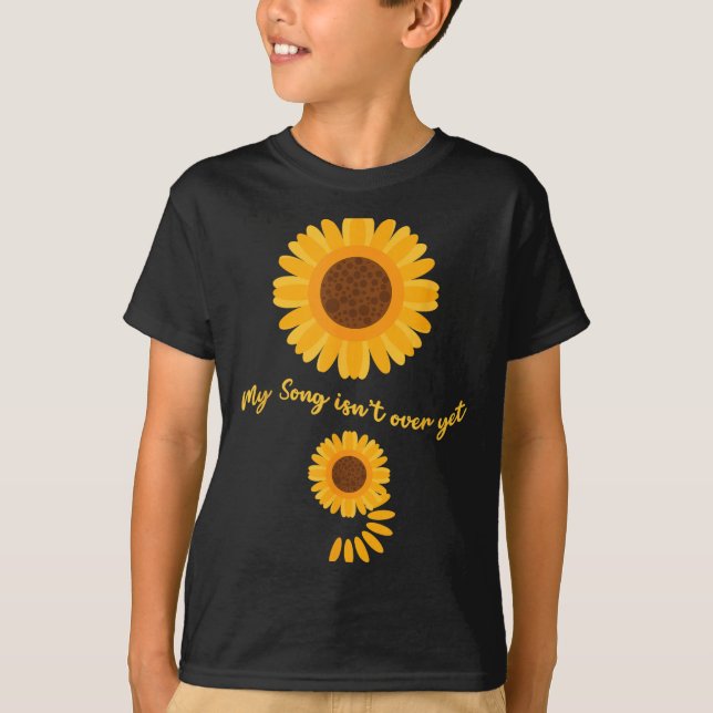 T-shirt Mental Health Semicolon Sunflower Suicide Preventi (Devant)