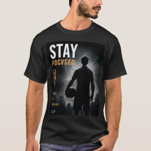 T-shirt 🏀 Mentalité de Concentration Pour Adolescents Ath
