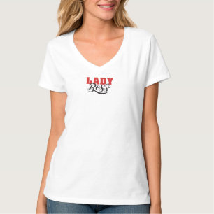 T-shirt Mentalité de patronne – Conception de citation pou