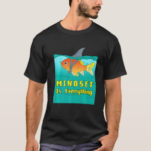 T-shirt Mentalité Poisson rouge Requin Aquariophilie Aquar