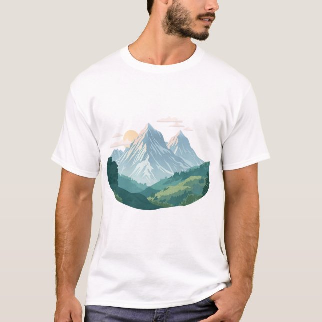 T-shirt Mentally in the Mountains – Escape Within (Devant)