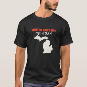 T-shirt Mentor Township Michigan USA State America Travel