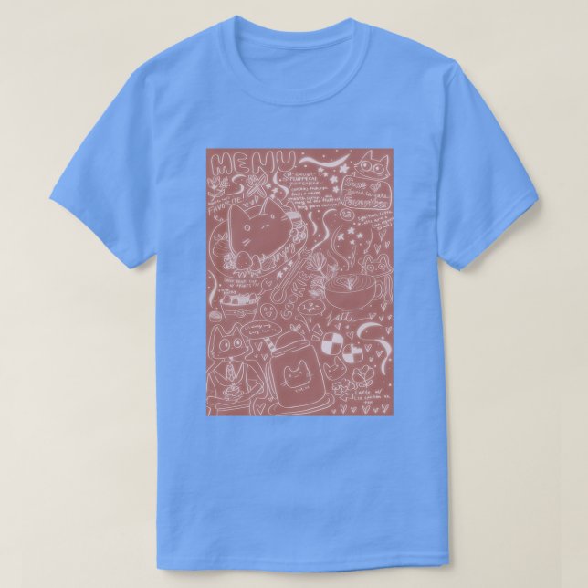 T-shirt Menu Barista (Design devant)