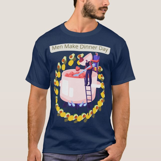 T-shirt menu du jour et de la nuit (Devant)