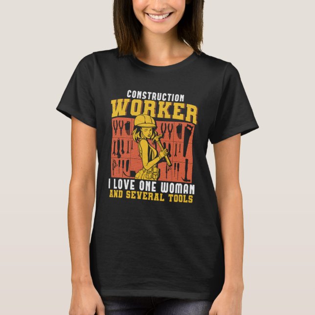 T-shirt menuisier de menuiserie (Devant)