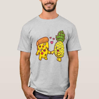 T-shirt Menus de pizza à l'ananas"