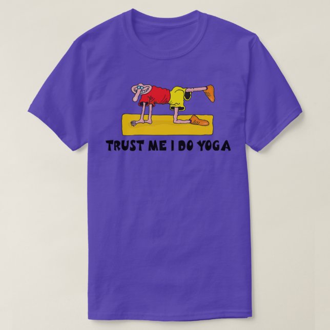 T-shirt Menx27s amusant Yoga TShirtTShirt (Design devant)