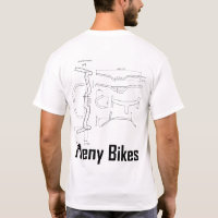 T-shirt menybikes guide guidon