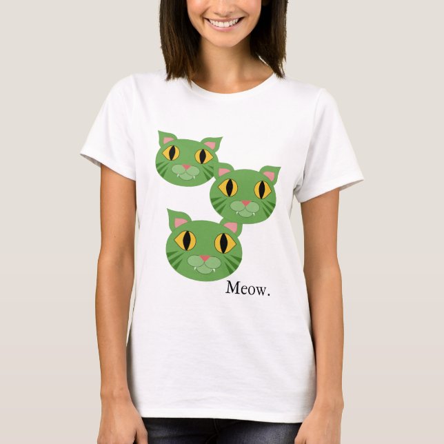 T-shirt Meow. (Devant)