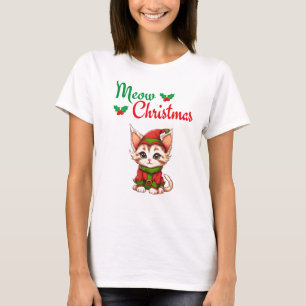 T-shirt Meow Christmas