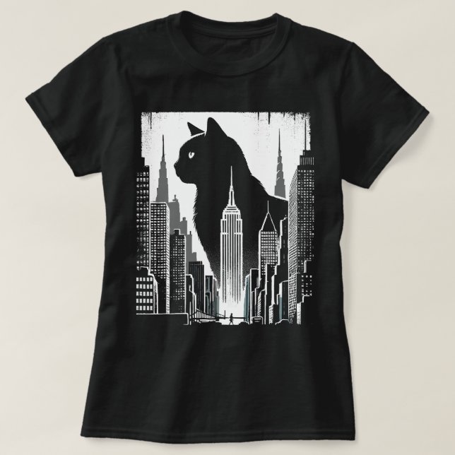 T-shirt Meow City (Design devant)