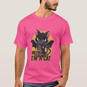 T-shirt Meow I'm A Cat - Drôle Costume Halloween - Cats Lo