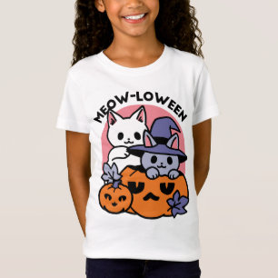 T-Shirt Meow-Loween - Cute Halloween Conception Chat