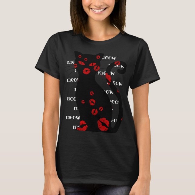 T-shirt Meow Meow Cat (Devant)