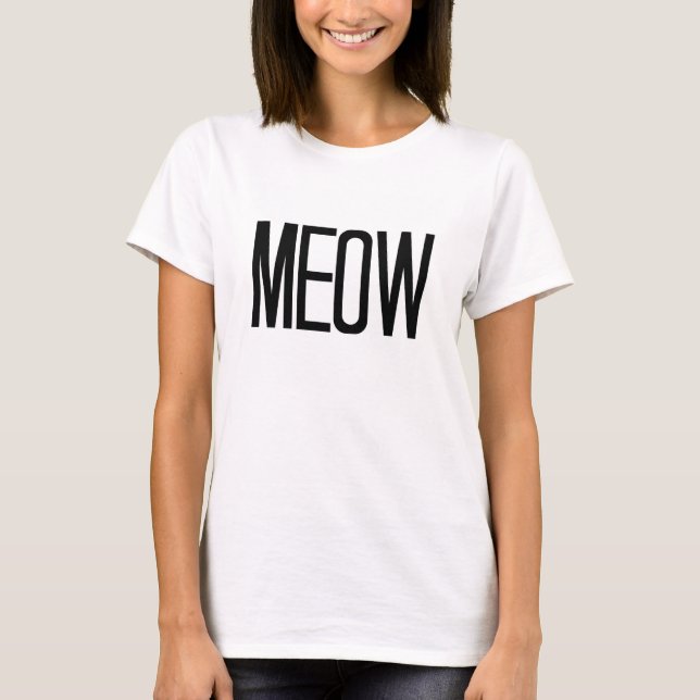 T-shirt "MEOW" Tee (Devant)