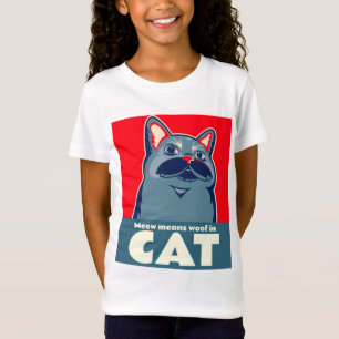 T-Shirt Meow veut dire wowin en chat drôle de citation mig